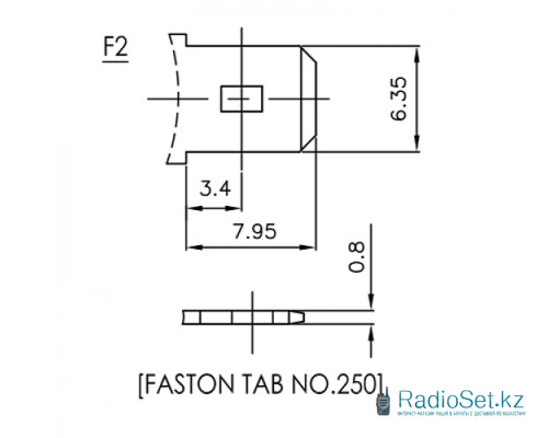 Аккумулятор CSB GP1272 F2 (12V28W) 12В 7,2Ач